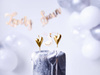 Świeczki urodzinowe - Lovely Swan - 3,5 - 4cm - 6 sztuk