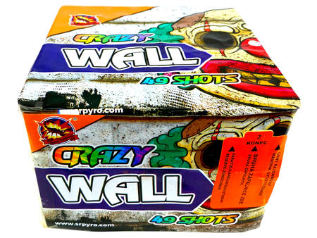 WYRZUTNIA CRAZY WALL - 49 strzałów - 16mm - CLE4270-2 - 4916MIX2 - SRPYRO