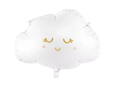 Balon foliowy Chmurka - 51 x 35,5cm - biały